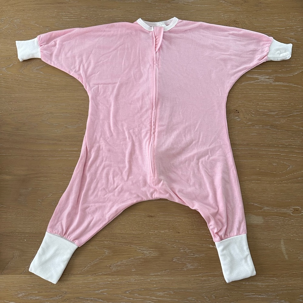 Sleeping Baby Flying Squirrel Sleep Sack Pajama Small 12-24 months Pink